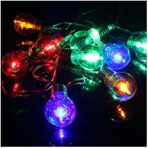 GreenZech (Multicolor) 1.5M Colorful 10 LED Battery String Lights Bulbs Lamps Garden Weddi GreenZech (Multicolor) 1.5M Colorful 10 LED Battery String Lights Bulbs Lamps Garden Weddi