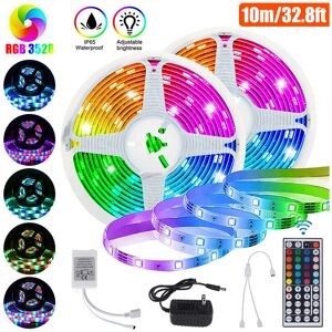 GreenZech (Waterproof, UK Plug) 32F/10M 3528 RGB LED Strip Light Waterproof/Non-waterproof GreenZech (Waterproof, UK Plug) 32F/10M 3528 RGB LED Strip Light Waterproof/Non-waterproof