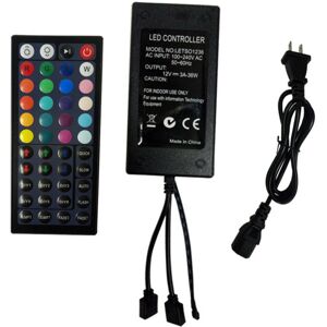 GreenZech (UK Plug, 3M) 3M 5M 10M LED Strip Light SMD3528 RGB + IR Remote Controller + Pow GreenZech (UK Plug, 3M) 3M 5M 10M LED Strip Light SMD3528 RGB + IR Remote Controller + Pow