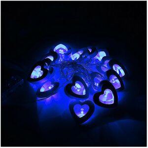 GreenZech (Blue) 2.2M 20LEDs Wooden Heart-Shaped Warm White White Multicolor Yellow Green GreenZech (Blue) 2.2M 20LEDs Wooden Heart-Shaped Warm White White Multicolor Yellow Green