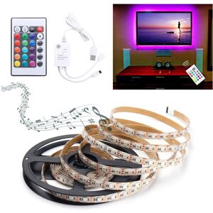 GreenZech (1M) 0.5M/1M/1.5M/2M/3M/4M Music Sound Activated Waterproof RGB 5050 LED Strip L GreenZech (1M) 0.5M/1M/1.5M/2M/3M/4M Music Sound Activated Waterproof RGB 5050 LED Strip L
