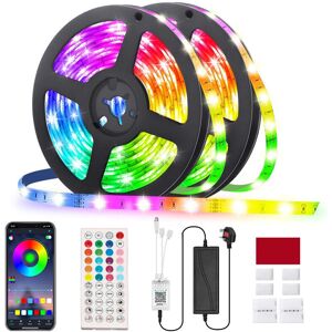 GreenZech (5M) 5M/10M LED Strip Lights 5050 RGB Changing Under Cabinet Kitchen TV Bluetoot GreenZech (5M) 5M/10M LED Strip Lights 5050 RGB Changing Under Cabinet Kitchen TV Bluetoot