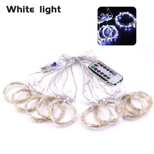 GreenZech (White) 3*3m 300LED USB Waterproof LED Window Curtain String Lights Remote Contr GreenZech (White) 3*3m 300LED USB Waterproof LED Window Curtain String Lights Remote Contr