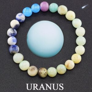 Unbranded ( Uranus) Planets Natural Stone Beaded Unisex Galaxy Solar System Stretch Bracel Unbranded ( Uranus) Planets Natural Stone Beaded Unisex Galaxy Solar System Stretch Bracel
