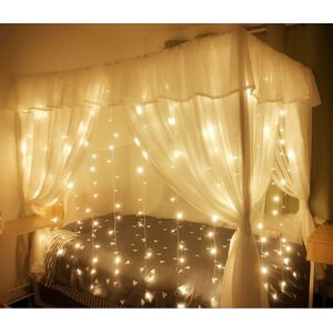 GreenZech (Warm White) 3Mx3M EU Plug AC220V 5W Wedding Drape Stage LED Curtain String Ligh GreenZech (Warm White) 3Mx3M EU Plug AC220V 5W Wedding Drape Stage LED Curtain String Ligh