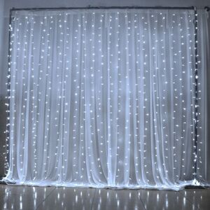 GreenZech (Pure White) 3Mx3M EU Plug AC220V 5W Wedding Drape Stage LED Curtain String Ligh GreenZech (Pure White) 3Mx3M EU Plug AC220V 5W Wedding Drape Stage LED Curtain String Ligh