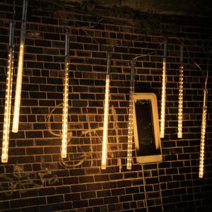 GreenZech (Warm White) 10 Tube 30CM LED Meteor Shower Rain Fall Outdoor Christmas Xmas Str GreenZech (Warm White) 10 Tube 30CM LED Meteor Shower Rain Fall Outdoor Christmas Xmas Str