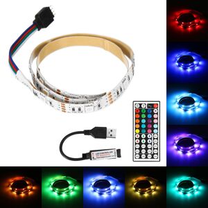 GreenZech (White, 5M) 0.5M/1M/3M/5M Waterproof 5050 RGB LED Strip Light Kit Color Changing GreenZech (White, 5M) 0.5M/1M/3M/5M Waterproof 5050 RGB LED Strip Light Kit Color Changing