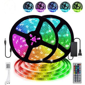 GreenZech (EU Plug, 5M) 12V LED Light Strip: 5M/10M/15M 5050 RGB Tape Lights, 16 Million C GreenZech (EU Plug, 5M) 12V LED Light Strip: 5M/10M/15M 5050 RGB Tape Lights, 16 Million C