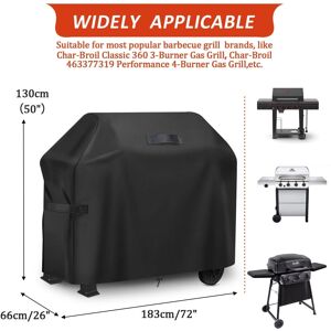 GreenZech (M) 210D Oxford Black BBQ Cover Waterproof Fade-resistance UV-protection Grill C GreenZech (M) 210D Oxford Black BBQ Cover Waterproof Fade-resistance UV-protection Grill C