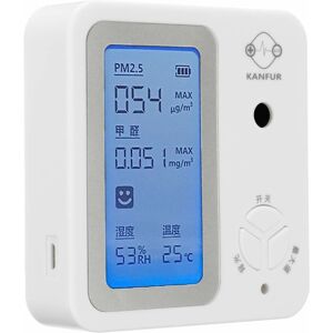 GreenZech Multi-function Air Quality Monitor Temperature Humidity Digital Display Indoor/O GreenZech Multi-function Air Quality Monitor Temperature Humidity Digital Display Indoor/O