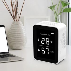 GreenZech (White) Household Air Quality Monitor Temperature Humidity Display Detector PM2. GreenZech (White) Household Air Quality Monitor Temperature Humidity Display Detector PM2.