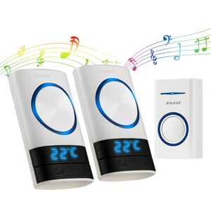 GreenZech (US Plug) Smart Wireless Doorbell 45 Songs Polyphonic Ringtones & 200m Transmiss GreenZech (US Plug) Smart Wireless Doorbell 45 Songs Polyphonic Ringtones & 200m Transmiss