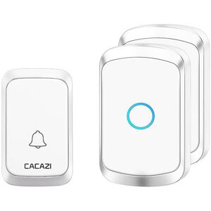 GreenZech (White, US Plug) Self-powered Wireless Music Doorbell Waterproof No battery Call GreenZech (White, US Plug) Self-powered Wireless Music Doorbell Waterproof No battery Call