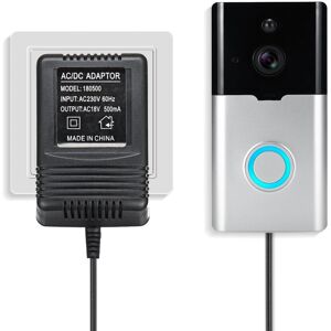 GreenZech (UK Plug) 3M 230V To 18V Video Doorbell Power Supply Adapter Transformer GreenZech (UK Plug) 3M 230V To 18V Video Doorbell Power Supply Adapter Transformer