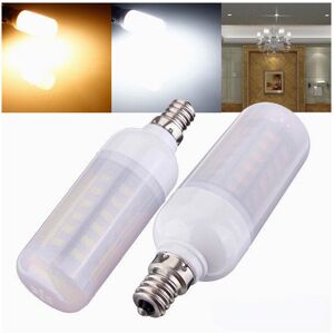 GreenZech (Warm White) E12 5W 48 SMD 5730 AC 220V LED Corn Light Bulbs With Frosted Cover, GreenZech (Warm White) E12 5W 48 SMD 5730 AC 220V LED Corn Light Bulbs With Frosted Cover,