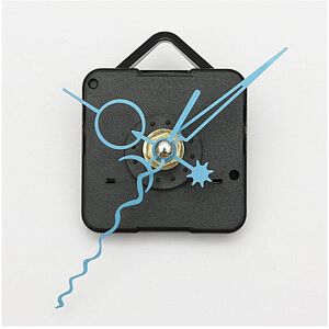 GreenZech Blue Hands DIY Quartz Black Wall Clock Spindle Movement Mechanism GreenZech Blue Hands DIY Quartz Black Wall Clock Spindle Movement Mechanism