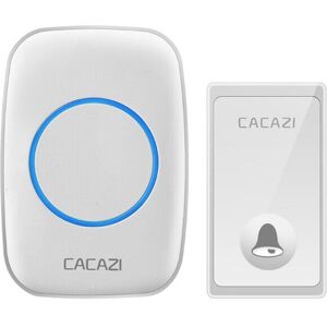 GreenZech (White, UK Plug) Wireless Doorbell Self-powered Waterproof Intelligent Home Door GreenZech (White, UK Plug) Wireless Doorbell Self-powered Waterproof Intelligent Home Door