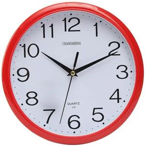 GreenZech (Red) Quartz Large Vintage Round Modern Home Bedroom Retro Time Kitchen Wall Clo GreenZech (Red) Quartz Large Vintage Round Modern Home Bedroom Retro Time Kitchen Wall Clo