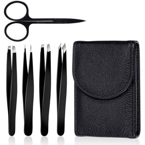 GreenZech 5Pcs Eyebrow Tweezers Scissors Set Bear Trimmer for Professionals Stainless Stee GreenZech 5Pcs Eyebrow Tweezers Scissors Set Bear Trimmer for Professionals Stainless Stee