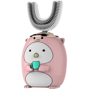 GreenZech (Pink Penguin 2-6Age) 360 U Shape Sonic Electric Toothbrush Kids Five Cleaning M GreenZech (Pink Penguin 2-6Age) 360 U Shape Sonic Electric Toothbrush Kids Five Cleaning M