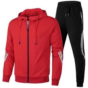 Unbranded (XXL, red) Fashion Men's Hooded Sweater + Sports Pants Autumn And Winter Casual Unbranded (XXL, red) Fashion Men's Hooded Sweater + Sports Pants Autumn And Winter Casual