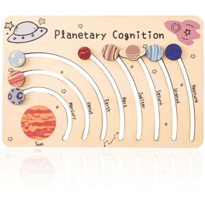 Unbranded Wooden galaxy eight planets solar system educational puzzle toys children's enli Unbranded Wooden galaxy eight planets solar system educational puzzle toys children's enli