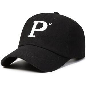 Unbranded (Black) Embroidery Letter P Baseball Cap Adjustable Sun Breathable Protection Gi Unbranded (Black) Embroidery Letter P Baseball Cap Adjustable Sun Breathable Protection Gi