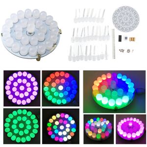 GreenZech Touch Control Full Color LED Lighthouse Kit MCU Control Animation Mode Round Rin GreenZech Touch Control Full Color LED Lighthouse Kit MCU Control Animation Mode Round Rin