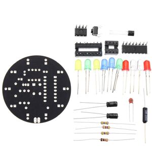 GreenZech 3Pcs Lucky Turntable Electronic DIY Kit Soldering Practice Circuit Board Experim GreenZech 3Pcs Lucky Turntable Electronic DIY Kit Soldering Practice Circuit Board Experim