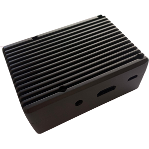 GreenZech Black Raspberry pi 3 Generation Cooling Shell Aluminum Alloy Shell Fan Accessori GreenZech Black Raspberry pi 3 Generation Cooling Shell Aluminum Alloy Shell Fan Accessori