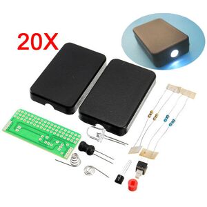 GreenZech 20Pcs DIY FLA-1 Simple Flashlight Circuit Board Electronic Kit GreenZech 20Pcs DIY FLA-1 Simple Flashlight Circuit Board Electronic Kit