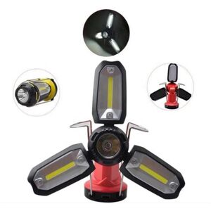 GreenZech (Red) 270LM COB 2000mAh Rechargeable Multifunctional Lantern LED Flashlight Work GreenZech (Red) 270LM COB 2000mAh Rechargeable Multifunctional Lantern LED Flashlight Work