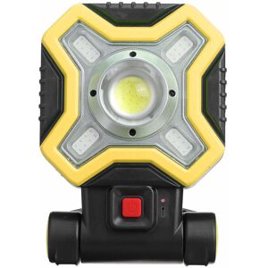 GreenZech (Yellow, Rechargeable type) 400W COB+4 LEDs 180 Adjustable LED Camping Light Sol GreenZech (Yellow, Rechargeable type) 400W COB+4 LEDs 180 Adjustable LED Camping Light Sol