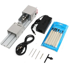 GreenZech Multifunction 100W Mini Lathe Beads Machine Polisher Table Saw DIY Wood Lathe GreenZech Multifunction 100W Mini Lathe Beads Machine Polisher Table Saw DIY Wood Lathe