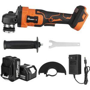 GreenZech (EU Plug) 388VF 125mm 1600W 3 Gears Charging Indicator Light Brushless Angle Gri GreenZech (EU Plug) 388VF 125mm 1600W 3 Gears Charging Indicator Light Brushless Angle Gri