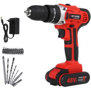 GreenZech (3 Functions Capacity Battery, EU Plug) 48VF Electric Torque Impact Drill Cordle GreenZech (3 Functions Capacity Battery, EU Plug) 48VF Electric Torque Impact Drill Cordle