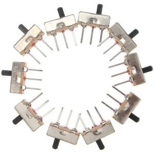 GreenZech 600pcs SS12D00G3 2 Position SPDT 1P2T 3 Pin PCB Fixture Panel Mini Vertical Slid GreenZech 600pcs SS12D00G3 2 Position SPDT 1P2T 3 Pin PCB Fixture Panel Mini Vertical Slid