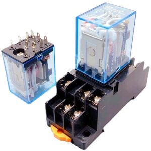 GreenZech (DC24V, No socket) HH53P MY3NJ 11Pin 3NO/3NC 5A AC110/220V DC12/24V Micro Small GreenZech (DC24V, No socket) HH53P MY3NJ 11Pin 3NO/3NC 5A AC110/220V DC12/24V Micro Small