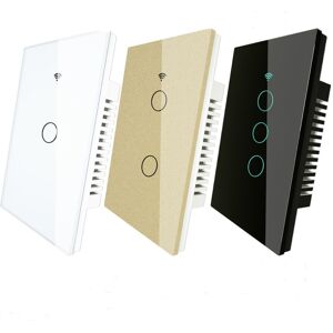 GreenZech (White, 1CH) WiFi Smart Wall Touch Switch No Neutral Wire Needed 250V Smart Sing GreenZech (White, 1CH) WiFi Smart Wall Touch Switch No Neutral Wire Needed 250V Smart Sing