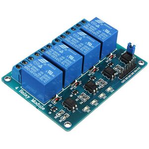 GreenZech 2pcs 5V 4 Channel Relay Module For PIC ARM DSP AVR MSP430 Blue Geekcreit for Ard GreenZech 2pcs 5V 4 Channel Relay Module For PIC ARM DSP AVR MSP430 Blue Geekcreit for Ard