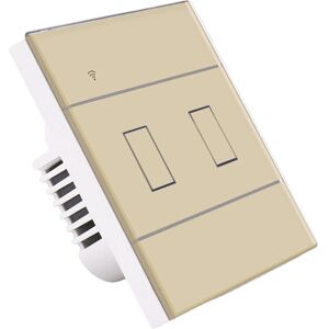 GreenZech (White, 2 Way) Wifi APP Remote Control Voice Smart Switch For Smart Home Work Wi GreenZech (White, 2 Way) Wifi APP Remote Control Voice Smart Switch For Smart Home Work Wi