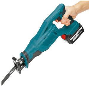 GreenZech (White, EU Plug) Cordless Reciprocating Saw Rechargeable Electric Recip Sabre Sa GreenZech (White, EU Plug) Cordless Reciprocating Saw Rechargeable Electric Recip Sabre Sa