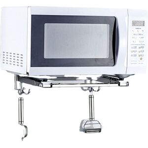 GreenZech (Type 1) 304 Stainless Steel Microwave Rack Storage Wall-Mounted Arrangement Tel GreenZech (Type 1) 304 Stainless Steel Microwave Rack Storage Wall-Mounted Arrangement Tel