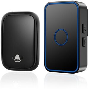 GreenZech (White, US Plug) Self-powered Waterproof Wireless Doorbell No Battery Need LED L GreenZech (White, US Plug) Self-powered Waterproof Wireless Doorbell No Battery Need LED L