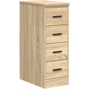 (sonoma oak, 30 x 51 x 85 cm) vidaXL Garage Storage Cabinet Smoked Oak 30x51x85 (sonoma oak, 30 x 51 x 85 cm) vidaXL Garage Storage Cabinet Smoked Oak 30x51x85