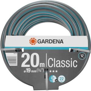 Gardena Classic Hose 19 mm (3/4 inch), 20 m: Universal Garden Hose Made of Sturd Gardena Classic Hose 19 mm (3/4 inch), 20 m: Universal Garden Hose Made of Sturd