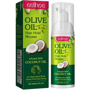 Unbranded EELHOE Olive Oil Hair Hold Mousse, Curly Hair Styling Moisturizing And Curling S Unbranded EELHOE Olive Oil Hair Hold Mousse, Curly Hair Styling Moisturizing And Curling S