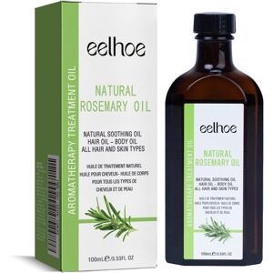 Unbranded EELHOE Rosemary Essential Oil For Hair Care, Anti-Frizz, Long Lasting, Soft Stay Unbranded EELHOE Rosemary Essential Oil For Hair Care, Anti-Frizz, Long Lasting, Soft Stay