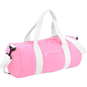 (One Size, Classic Pink/White) Bagbase Original 20L Duffle Bag (One Size, Classic Pink/White) Bagbase Original 20L Duffle Bag